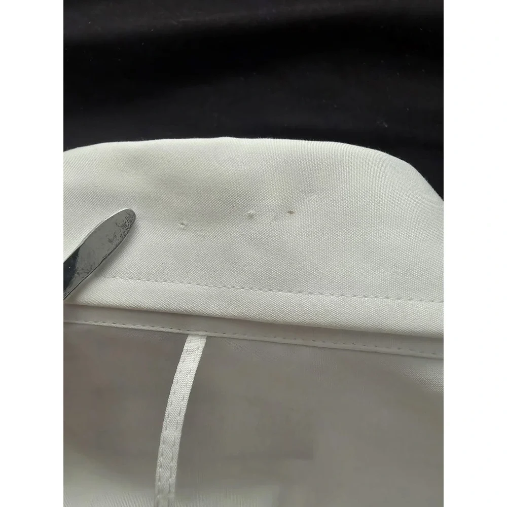 Ralph Lauren Purple Label White Pleated Bib Tuxedo Dress Shirt 15.5 Made Italy